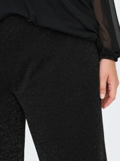 CARALYA Weiter Beinschnitt Hose mit weitem Beinschnitt