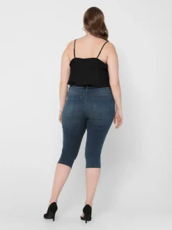 CARAUGUSTA Hohe Taille Skinny Fit Jeans-Shorts