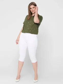 CARAUGUSTA Hohe Taille Skinny Fit Jeans-Shorts