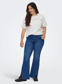 CARCHRISTINE Hohe Taille Flared Jeans