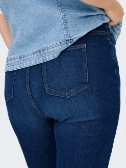 CARCHRISTINE Hohe Taille Skinny Fit Jeans