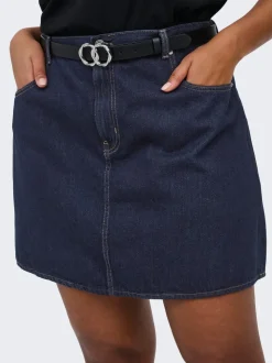 CAREDEN Denim Jeansrock Kurzer Rock