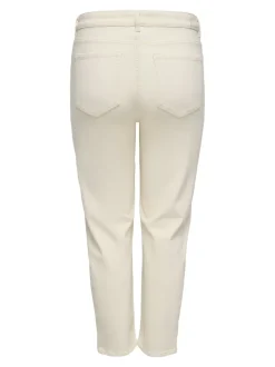 CAREMILY Hohe Taille Gerade geschnitten Jeans