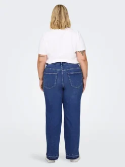CAREMMY Hohe Taille Weiter Beinschnitt Jeans