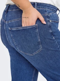 CAREMMY Hohe Taille Weiter Beinschnitt Jeans