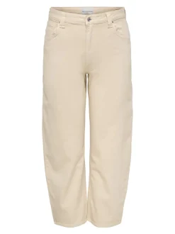 CARFRANKIE Hohe Taille Barrel Fit Knöchellang Jeans