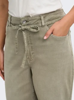 CARGIANNA Mittlere Taille Gerade geschnitten Jeans