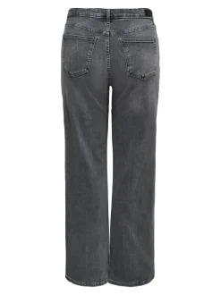 CARJULLES Mittlere Taille Weiter Beinschnitt Jeans