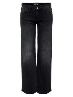 CARJULLES Niedrige Taille Weiter Beinschnitt Jeans