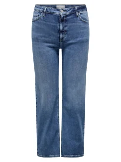 CARRADISON Hohe Taille Weiter Beinschnitt Jeans