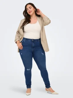 CARSNOW Hohe Taille Skinny Fit Jeans