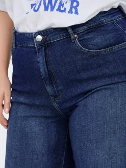 CARSONNY Hohe Taille Normal geschnitten Jeans-Shorts