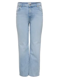 CARTOKYO Hohe Taille Gerade geschnitten Jeans