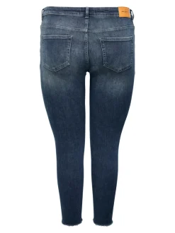 CARWILLY Hohe Taille Skinny Fit Knöchellang Jeans