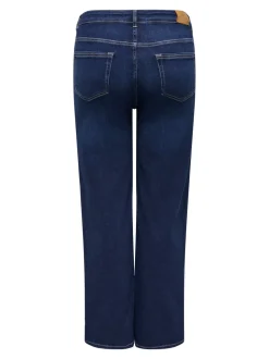 CARWILLY Hohe Taille Weiter Beinschnitt Jeans