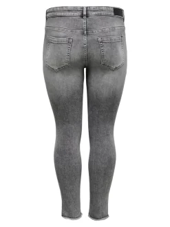 CARWILLY Mittlere Taille Skinny Fit Knöchellang Jeans