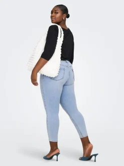 CARWILLY Mittlere Taille Skinny Fit Knöchellang Jeans