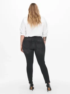 CARWILLY Mittlere Taille Skinny Fit Knöchellang Jeans