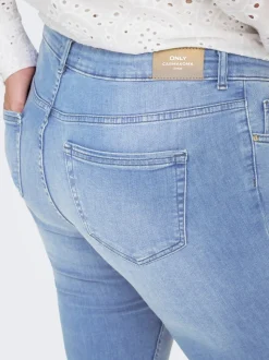 CARWILLY Mittlere Taille Skinny Fit Knöchellang Jeans