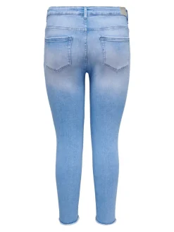 CARWILLY Mittlere Taille Skinny Fit Knöchellang Jeans