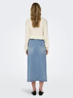 JDYBELLA Denim Jeansrock Midirock