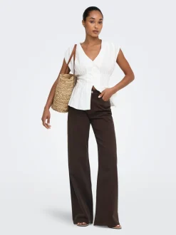 JDYCARINA Hohe Taille Weiter Beinschnitt Jeans