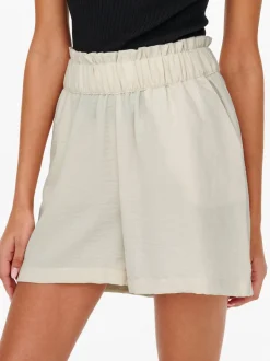 JDYDIVYA Hohe Taille Normal geschnitten Paperbag Shorts
