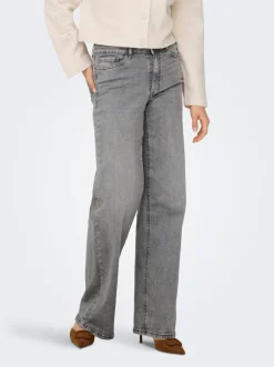 JDYFELINA-FINA Hohe Taille Weiter Beinschnitt Jeans