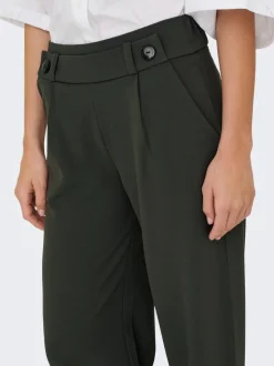 JDYGEGGO Weiter Beinschnitt Hose mit weitem Beinschnitt