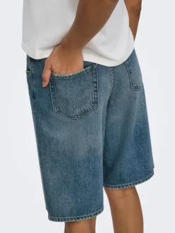 JDYLINA Mittlere Taille Locker geschnitten Bermuda Shorts