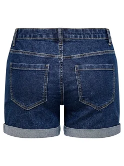 JDYMOON Mittlere Taille Normal geschnitten Jeans-Shorts
