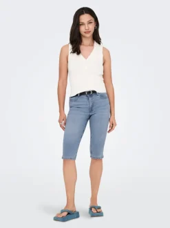 JDYMOON Mittlere Taille Skinny Fit capri Jeans
