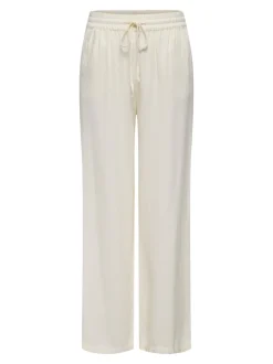 JDYSAY Locker geschnitten Leinen Hose mit weitem Beinschnitt