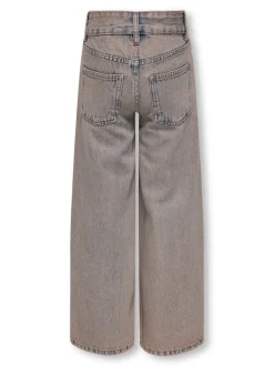 KOGBAXTER Hohe Taille Weiter Beinschnitt Jeans