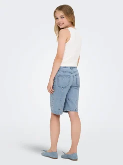 KOGCOBAIN Locker geschnitten Jeans-Shorts