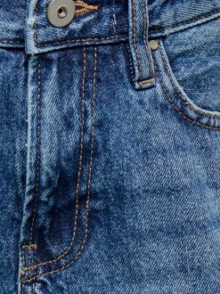 KOGGABI Hohe Taille Normal geschnitten Jeans-Shorts