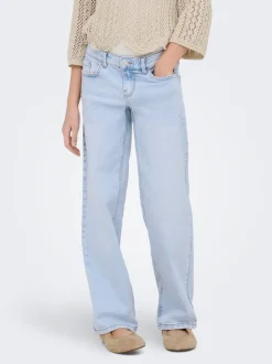 KOGJULLES Niedrige Taille Gerade geschnitten Jeans