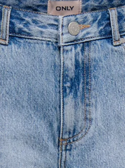 KOGSONNY Hohe Taille Normal geschnitten Jeans-Shorts