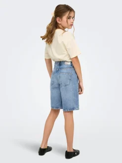 KOGSONNY Hohe Taille Normal geschnitten Jeans-Shorts
