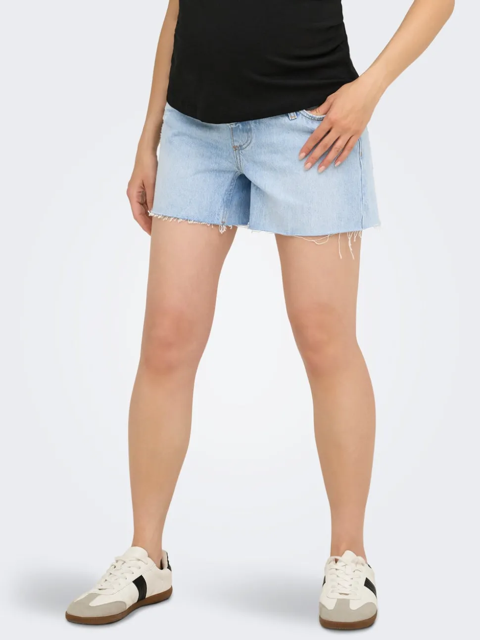 OLMGABI Mittlere Taille Normal geschnitten Jeans-Shorts