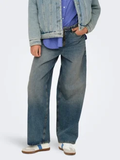 ONLBAXTER Mittlere Taille Weiter Beinschnitt Jeans