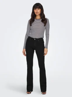 ONLBLUSH Mittlere Taille Flared Jeans