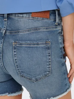 ONLBLUSH Mittlere Taille Normal geschnitten Jeans-Shorts