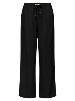 ONLBRUXELLES Gerade geschnitten Leinen Hose