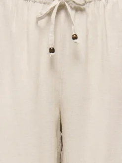 ONLBRUXELLES Gerade geschnitten Leinen Hose