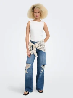 ONLCARRIE Mittlere Taille Weiter Beinschnitt Jeans