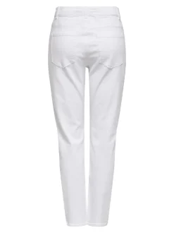 ONLEMEL Hohe Taille Gerade geschnitten Knöchellang Jeans