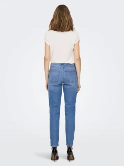 ONLEMILY Hohe Taille Gerade geschnitten Knöchellang Jeans