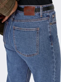 ONLEMILY Hohe Taille Gerade geschnitten Verkürzt Jeans