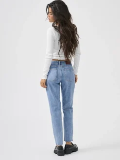 ONLEMILY Hohe Taille Gerade geschnitten Verkürzt Jeans